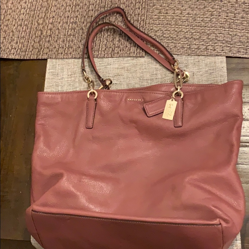 Coach Leather Tote